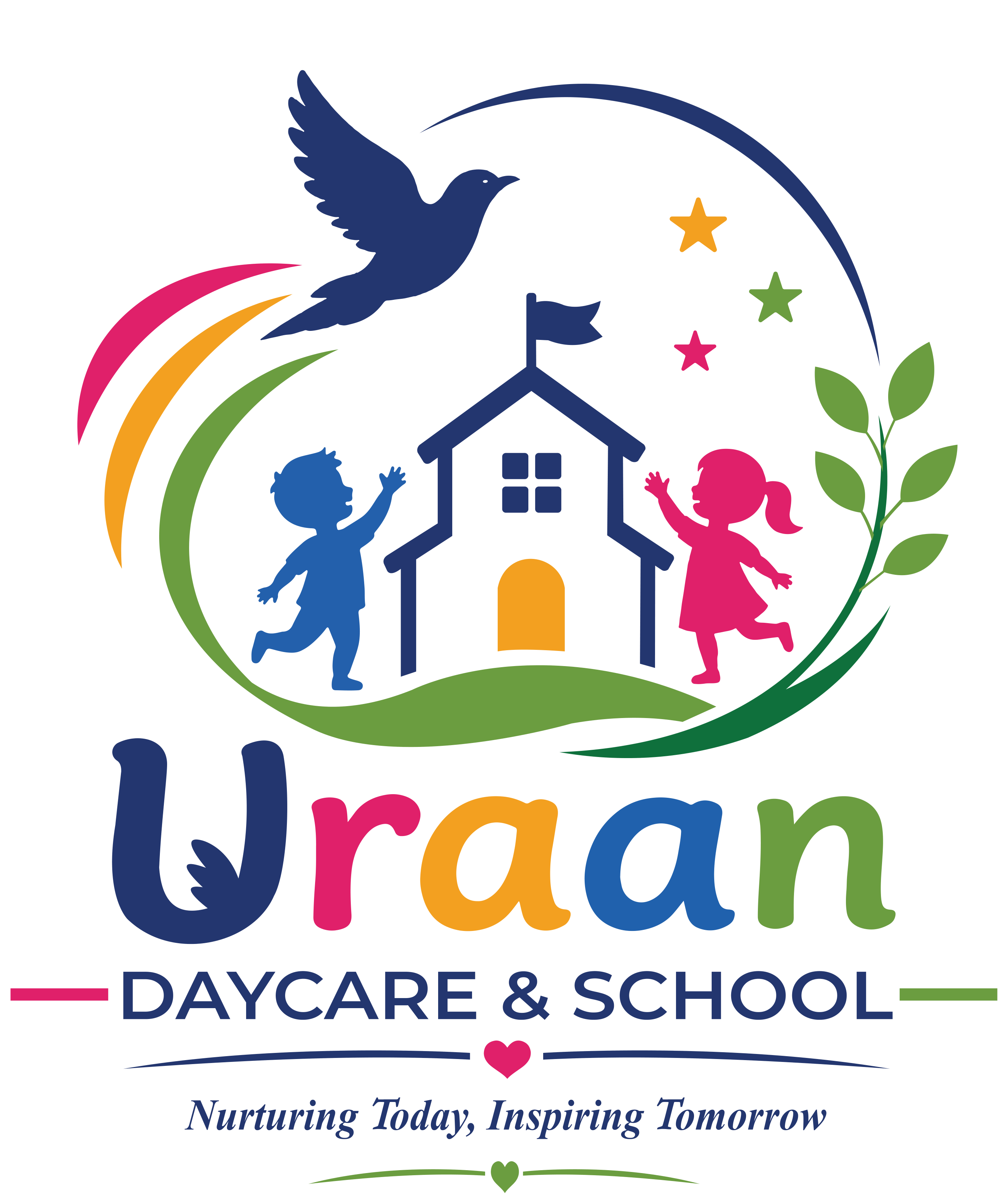Uraan Daycare and Montessori School campus, certified teachers and early learning classrooms in Karachi